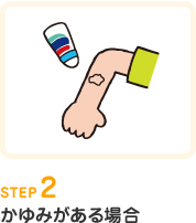 STEP2.かゆみがある場合