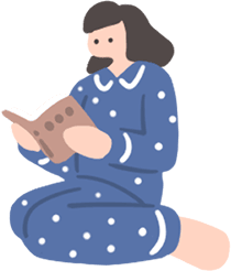 車椅子の男性のイラスト