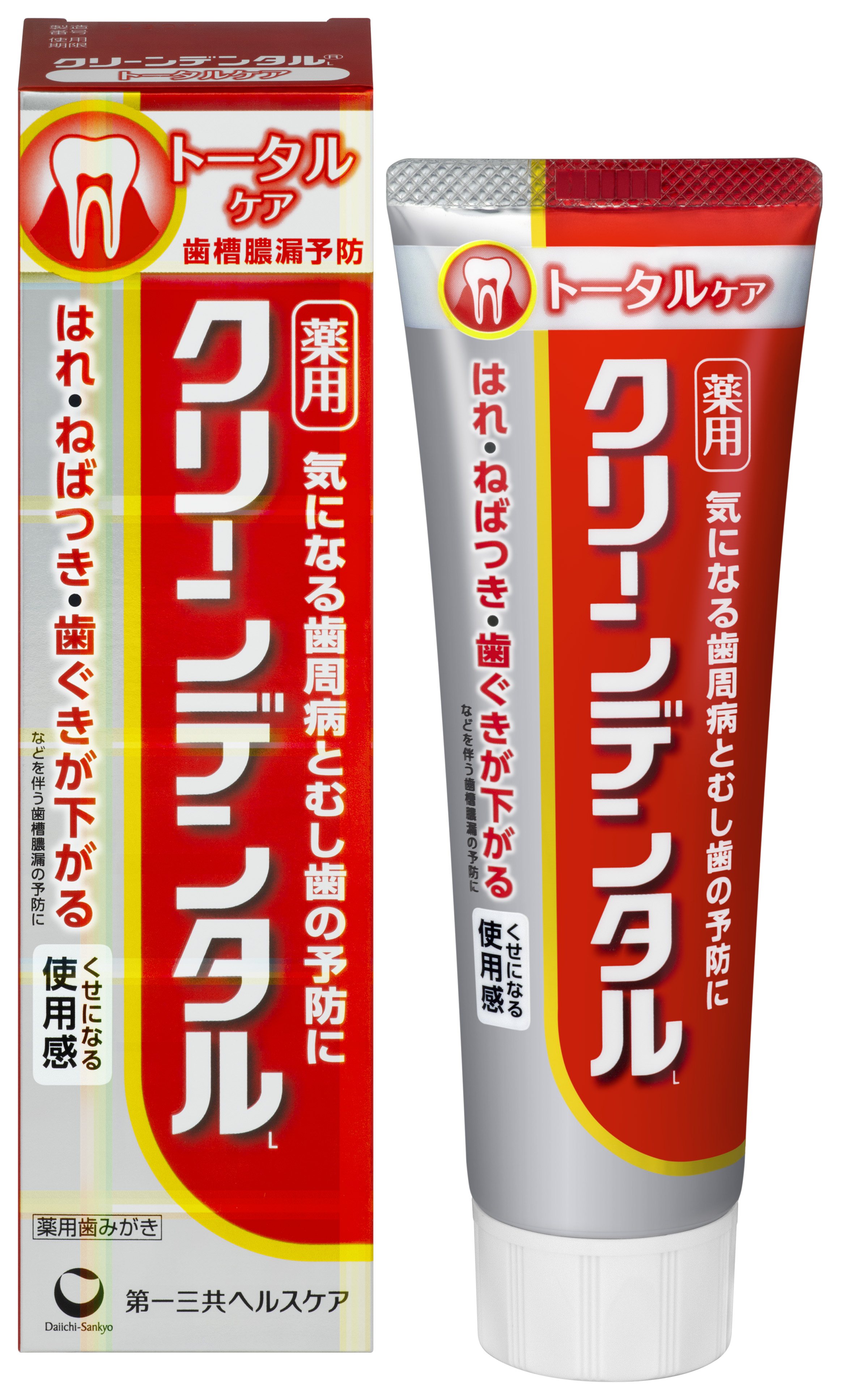 クリーンデンタルL トータルケア」150gを発売｜第一三共ヘルスケア株式会社