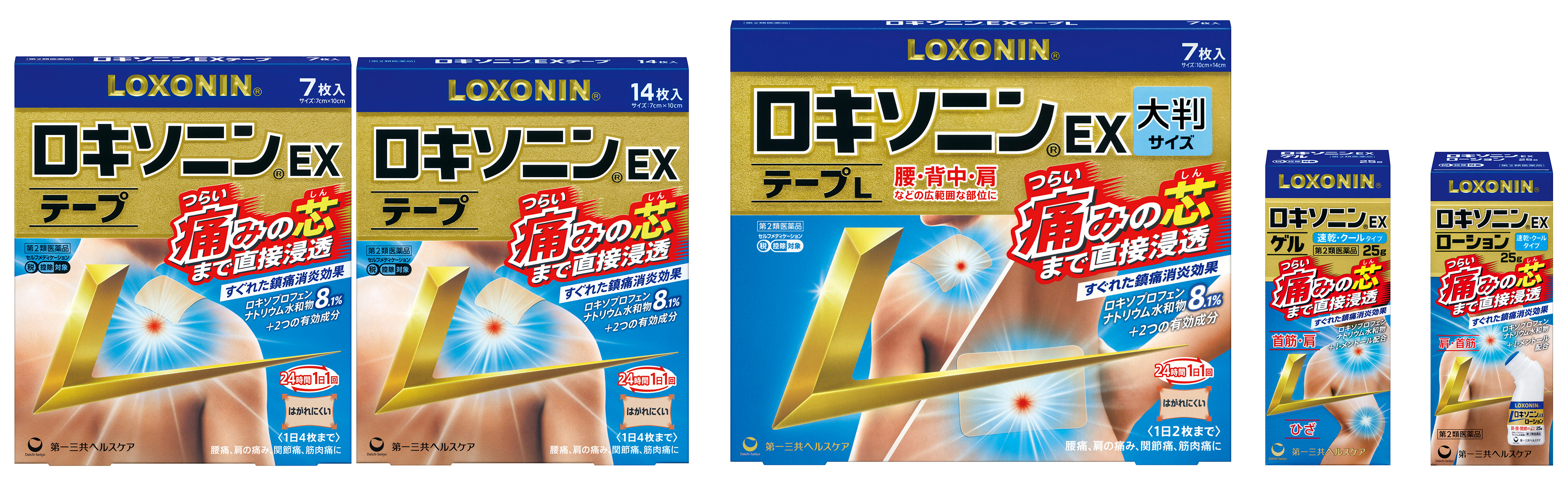 ロキソニンEX外用薬シリーズ」を新発売｜第一三共ヘルスケア株式会社