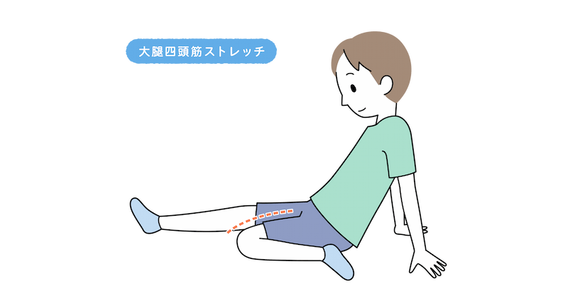 大腿四頭筋ストレッチ
