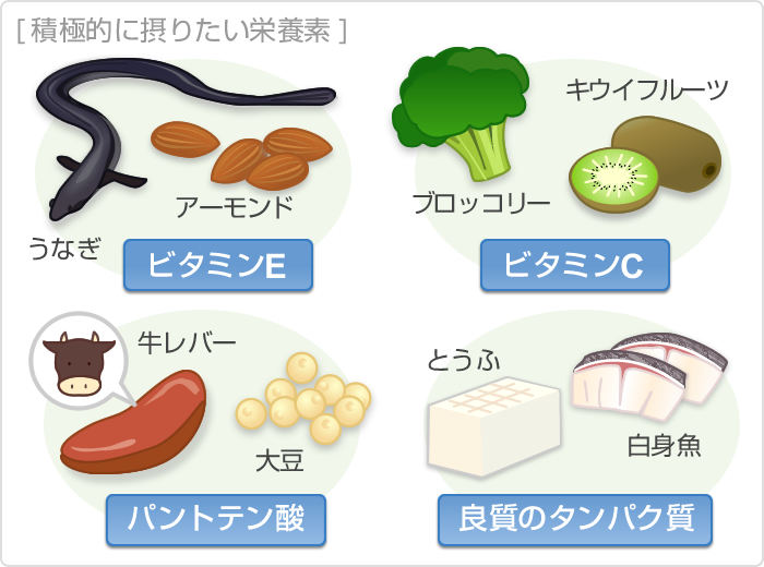 積極的に摂りたい栄養素