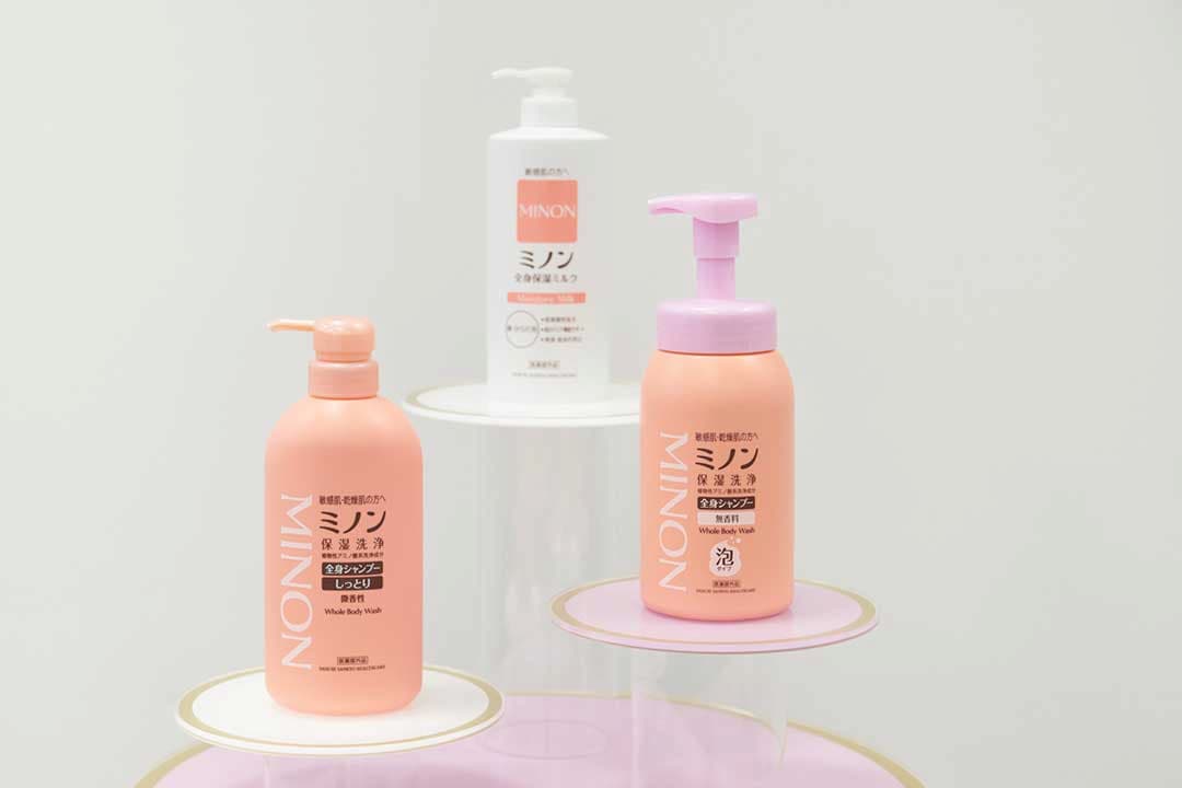 ミノンシリーズの製品写真