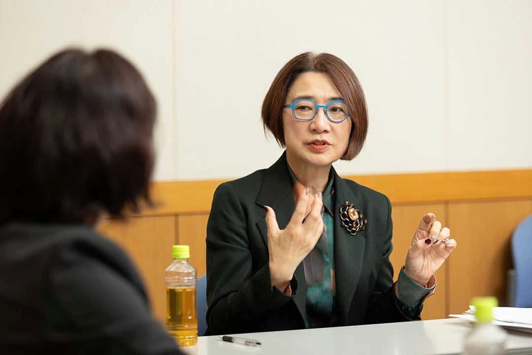 ウェルビーイングについて話す笹尾さん