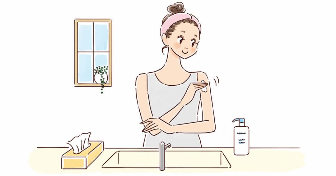 日焼け止めを落とす時に使用するクレンジング剤選びも注意して