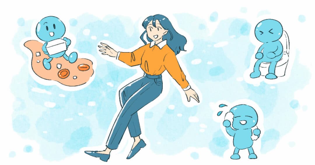 人間のからだのなかで、水分が持つ3つの大きな働き