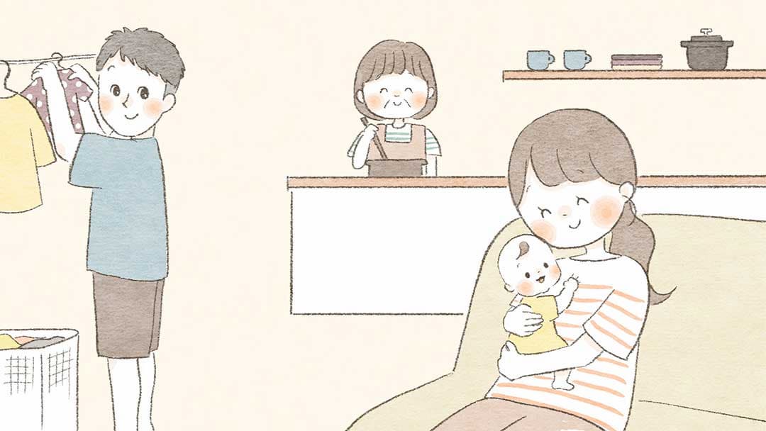 産後は一人で抱え込まずに、とにかく周りを頼ることが大事