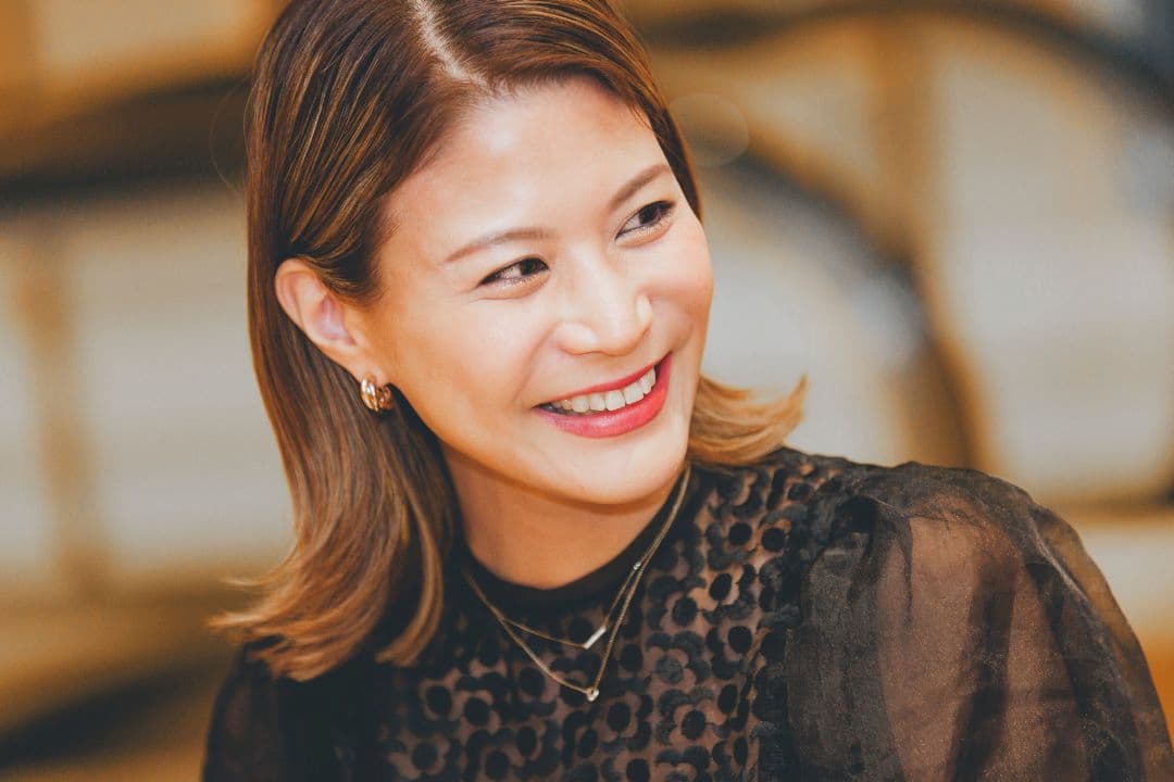 笑顔の有輝子さん
