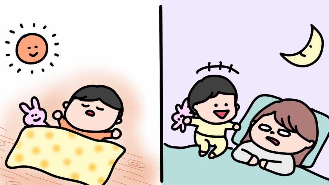 昼寝と夜間睡眠の相関性についてのイメージ