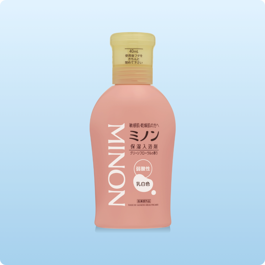 2023年11月のプレゼント、ミノン薬用保湿入浴剤の画像