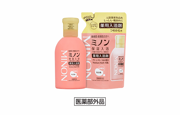 ミノン薬用保湿入浴剤の画像