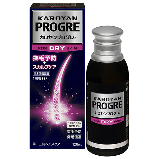 写真：カロヤン プログレ Dのパッケージと製品
