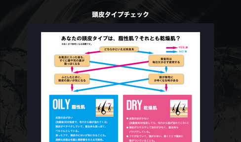 頭皮タイプチェック（ブランドサイト）