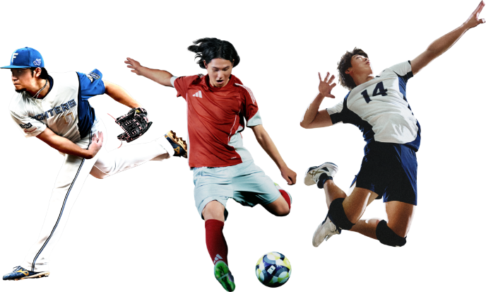 伊藤大海選手　南野拓実選手　石川祐希選手