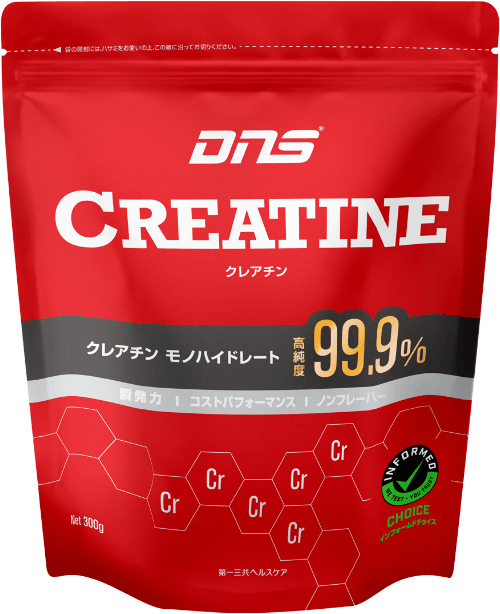 DNSのクレアチン・モノハイドレートのパウチタイプの商品画像