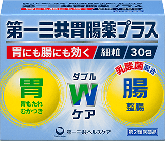 食べ過ぎ 飲み過ぎ 胃もたれなどの胃の不快な症状に 第一三共胃腸薬 第一三共ヘルスケア