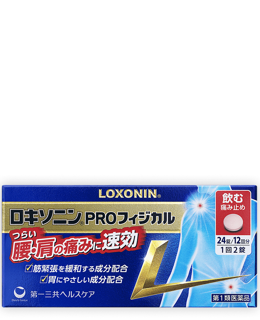 炎症を抑え、カラダの痛みに飲んで効く ロキソニンPROフィジカル