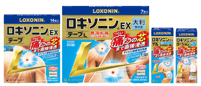 ロキソニンEX外用薬シリーズ