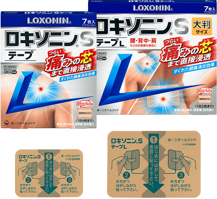 テープ 効果 ロキソニン