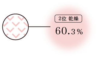 2位 乾燥60.3%